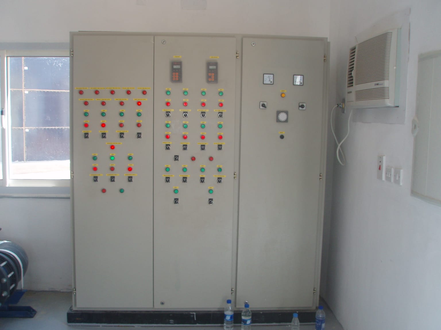 Desalination plant control panel